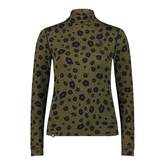 Cascade Merino Flex 200 Mock Neck LS - Aoraki Lily
