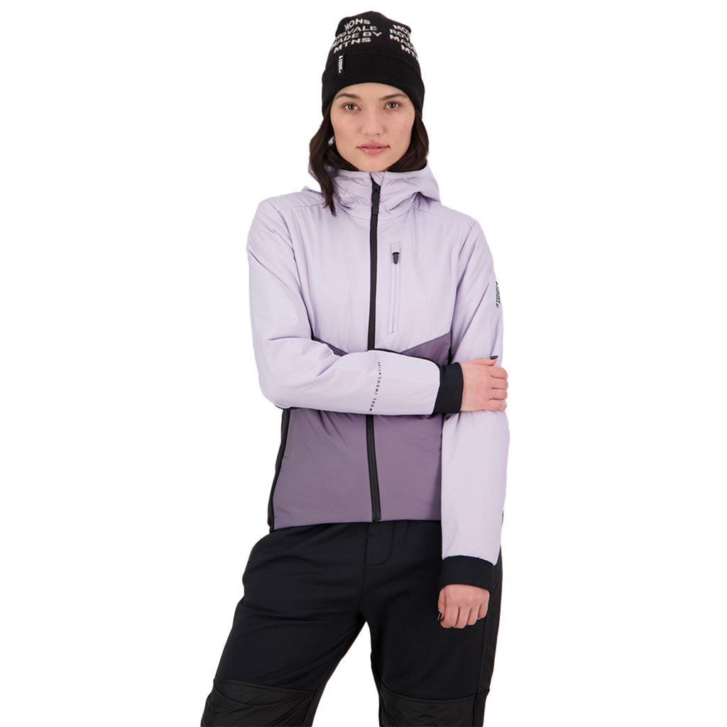 Arete Wool Insulation Hood - Thistle Cloud