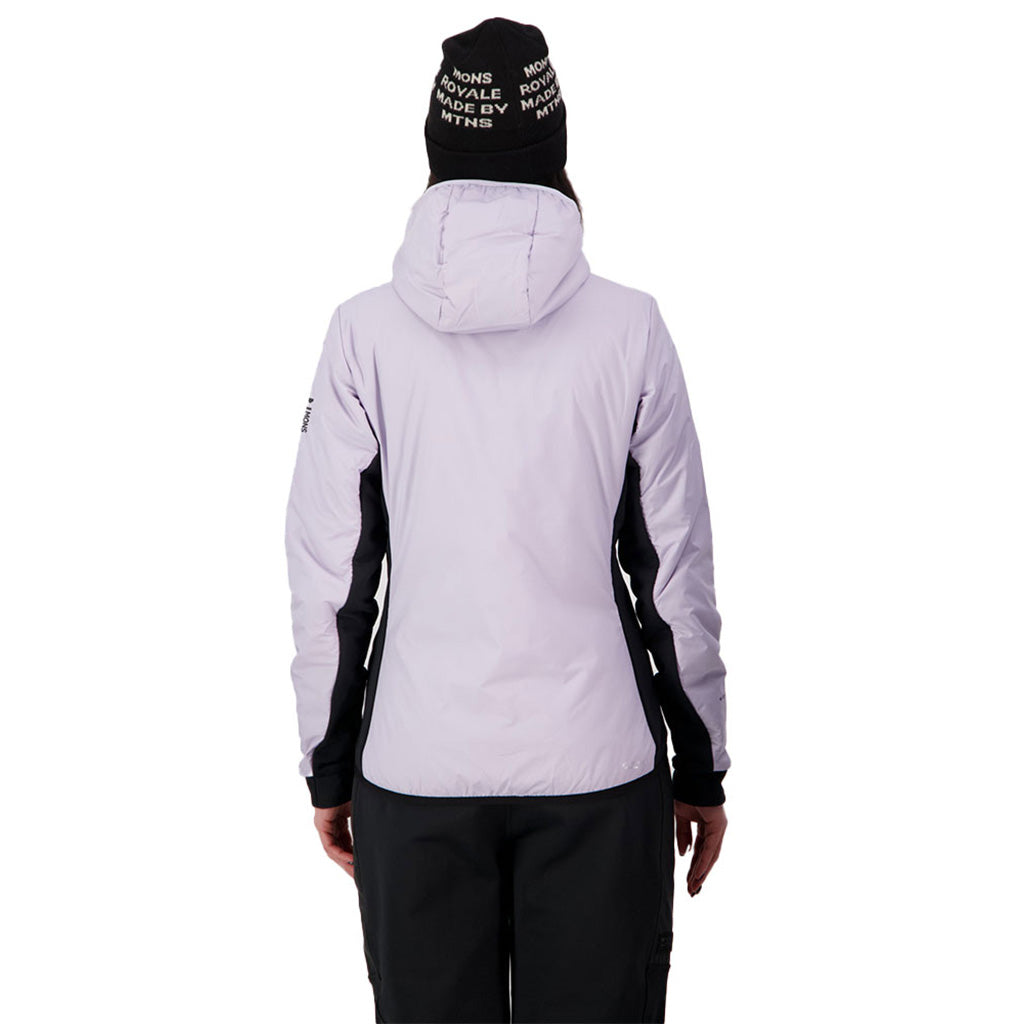 Arete Wool Insulation Hood - Thistle Cloud