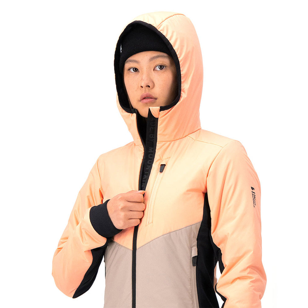 Arete Wool Insulation Hood Melon / Taupe / Black