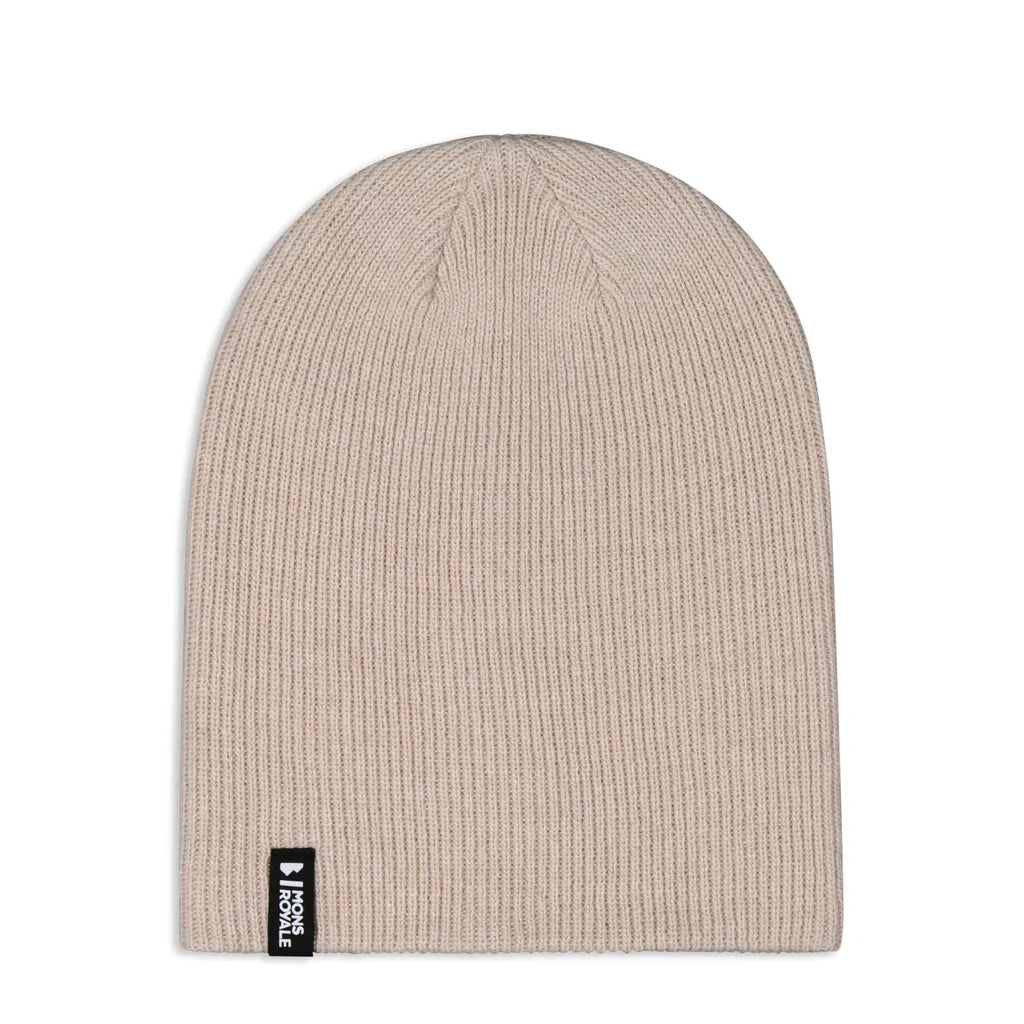 Chunky Logger Merino Beanie - Tussock Marl