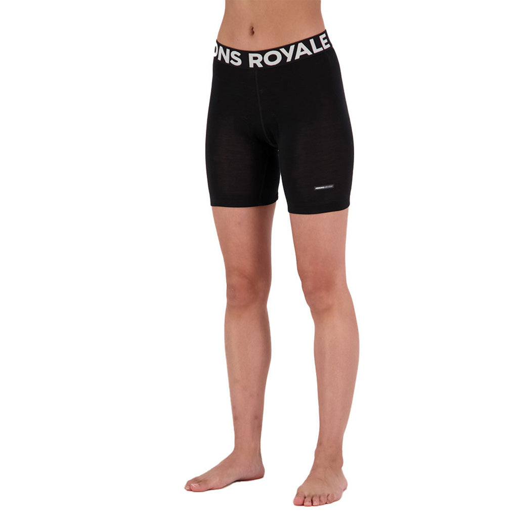 Low Pro Merino Aircon Bike Short Liner - Black