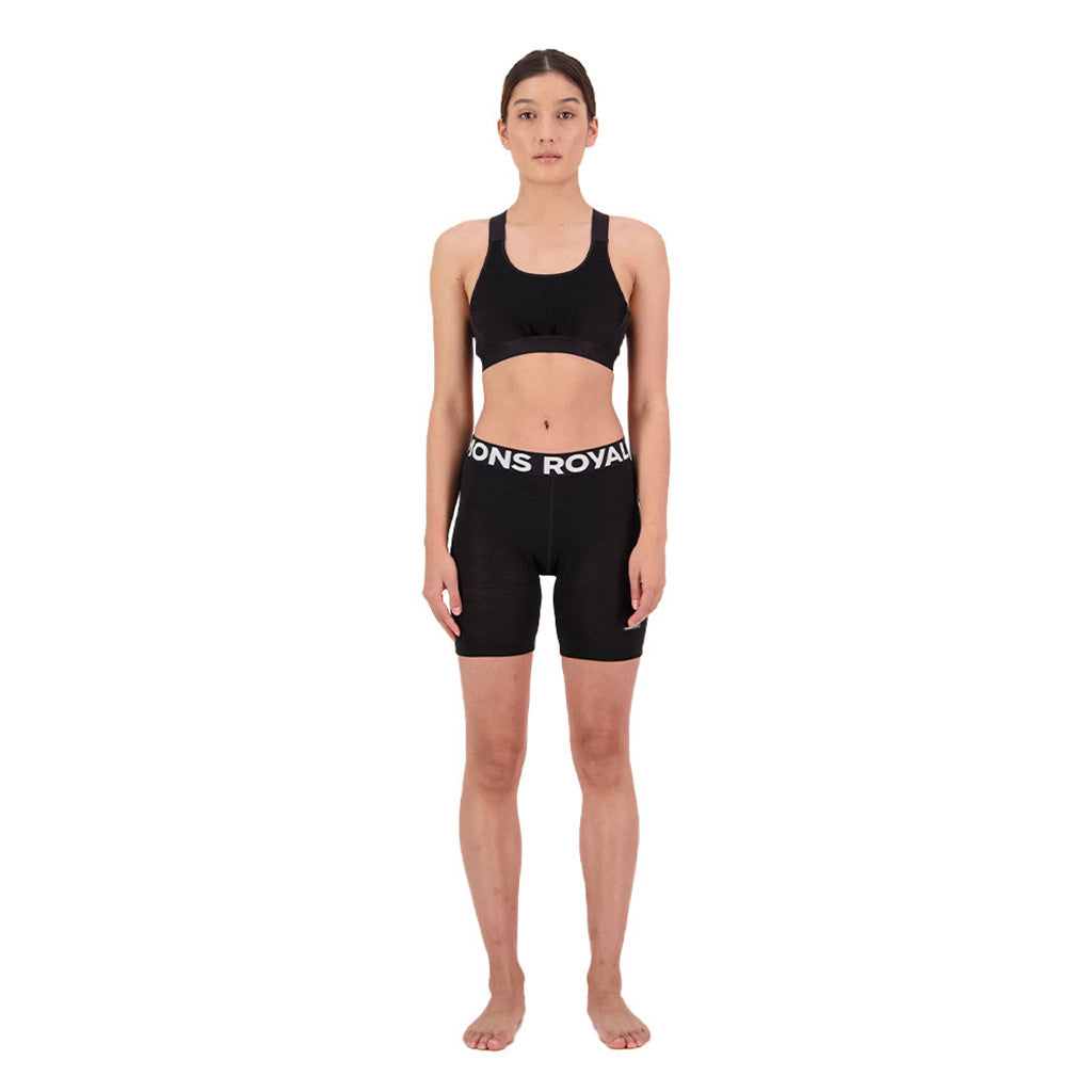 Low Pro Merino Aircon Bike Short Liner - Black
