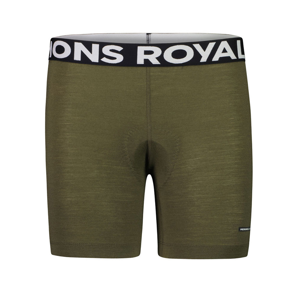 Low Pro Merino Aircon Bike Short Liner - DarkOlive
