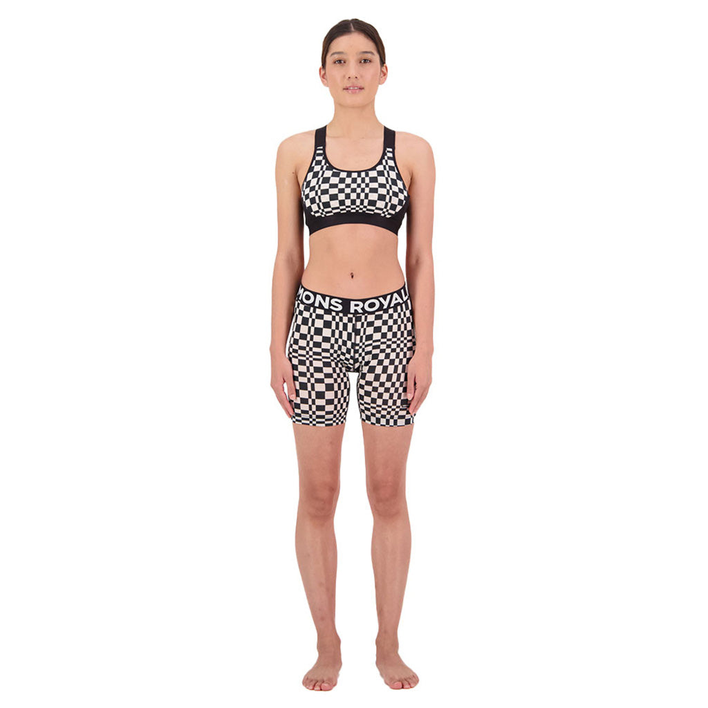 Low Pro Merino Aircon Bike Short Liner - Checkers