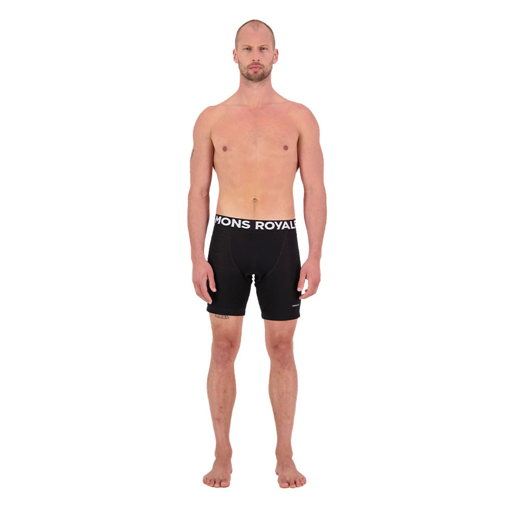 Low Pro Merino Aircon Bike Short Liner - Black