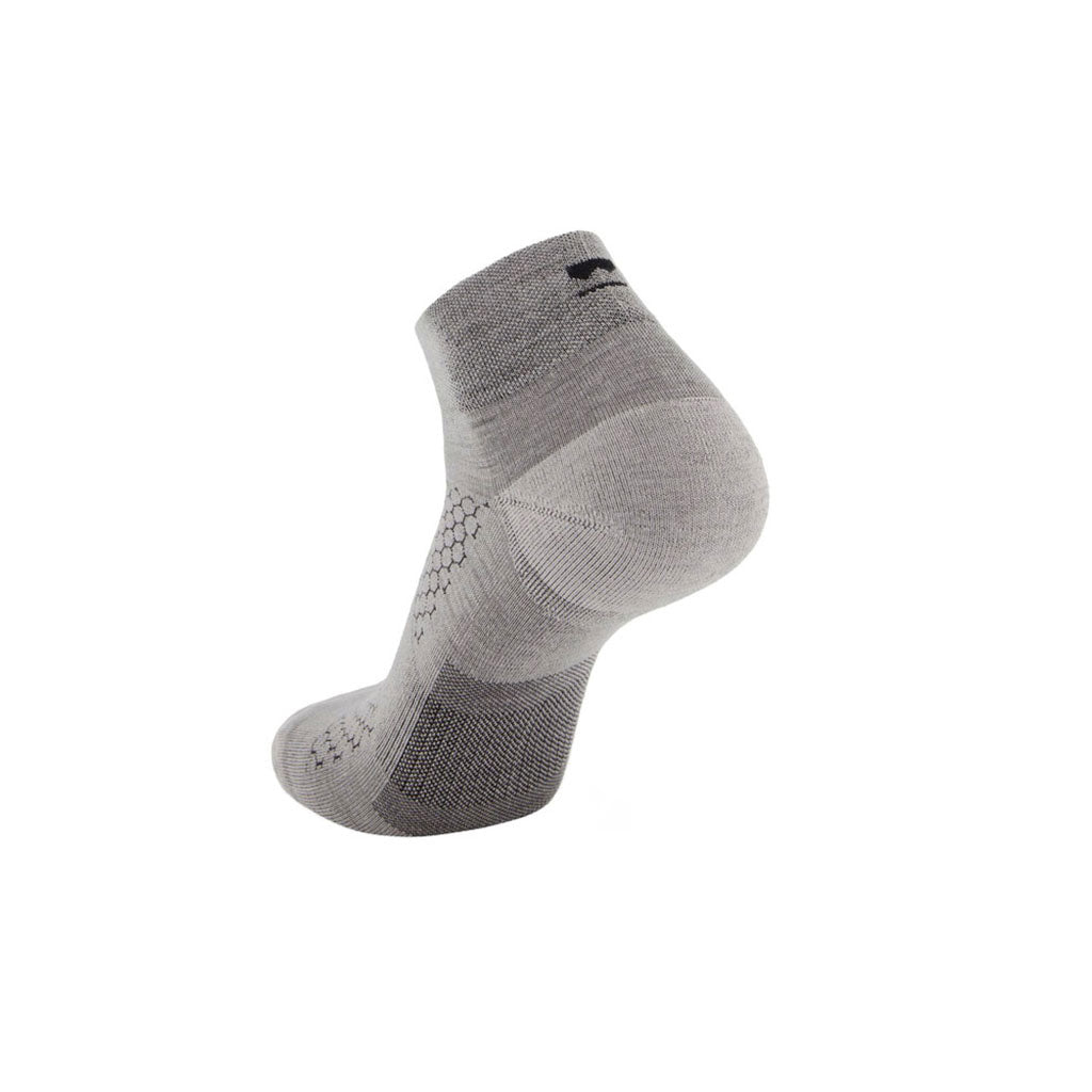 Atlas Merino Ankle Sock - Grey Marl