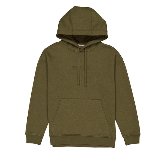 Verdant Merino Cotton Hoody Dark Olive