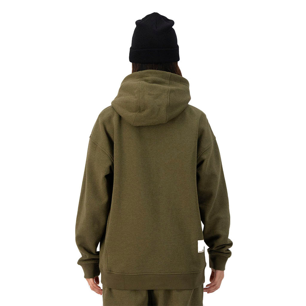 Verdant Merino Cotton Hoody Dark Olive
