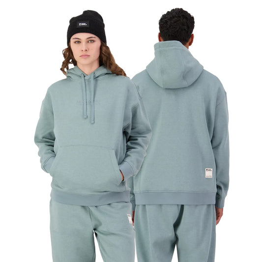 Verdant Merino Organic Cotton Hoody - Storm Blue