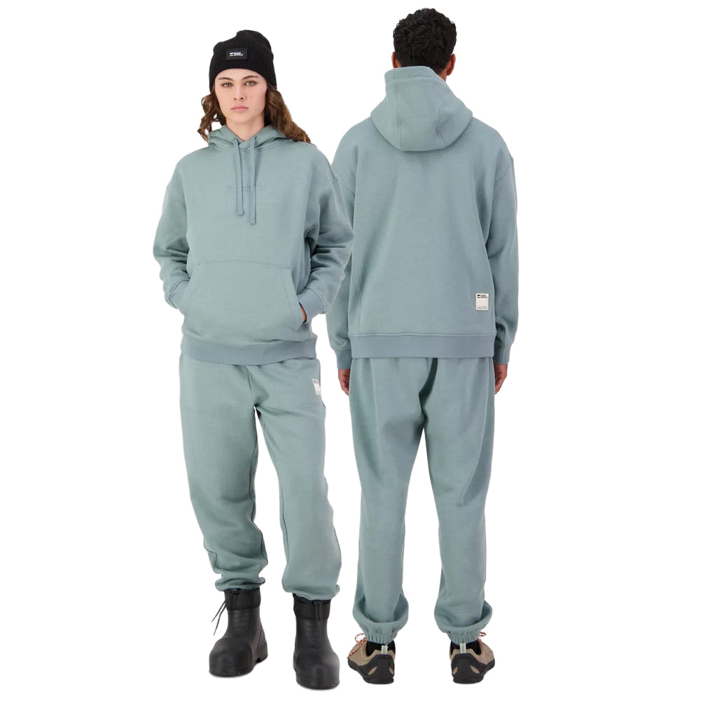 Verdant Merino Organic Cotton Hoody - Storm Blue