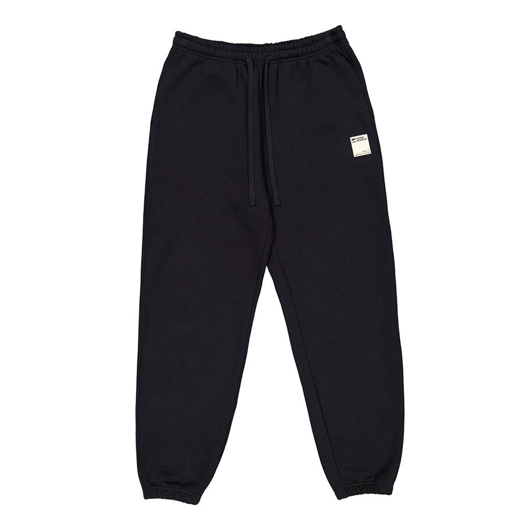 Verdant Merino Organic Cotton Sweatpants - Black