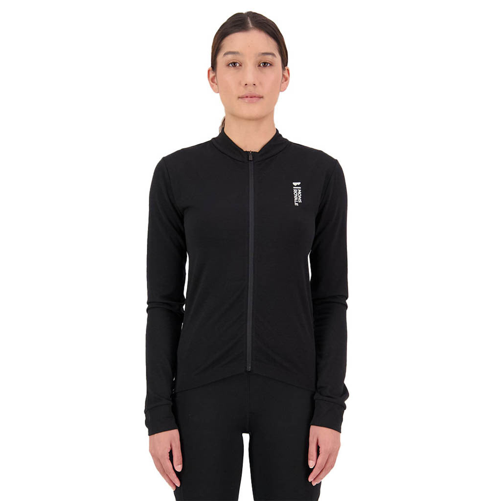 Roam Cargo Merino Aircon Full Zip LS - Black