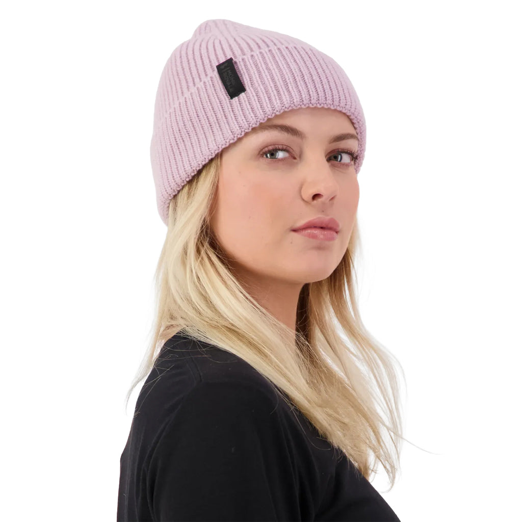 Fjord Merino Beanie - Dusty Mauve