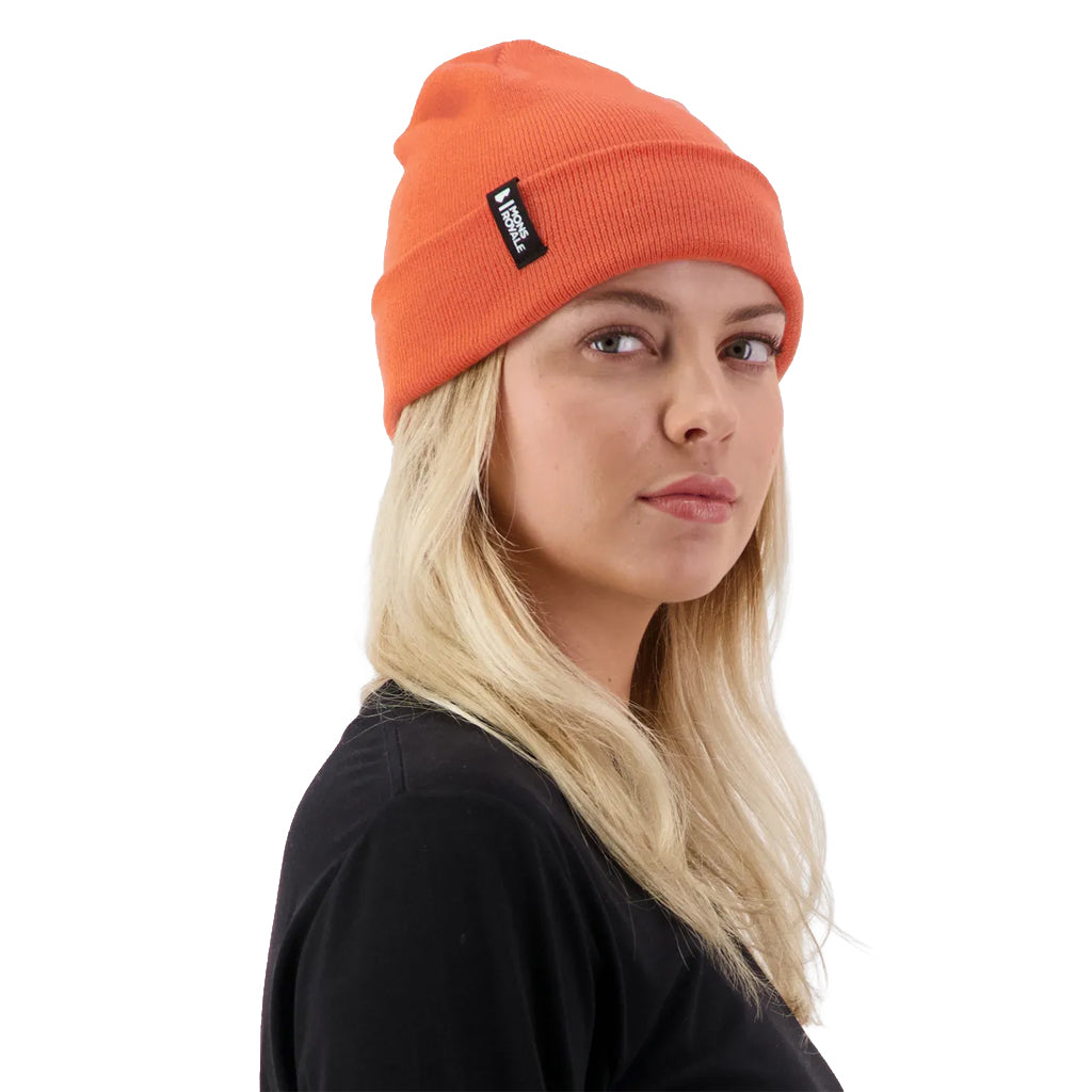 McCloud Merino Beanie - Sun Orange