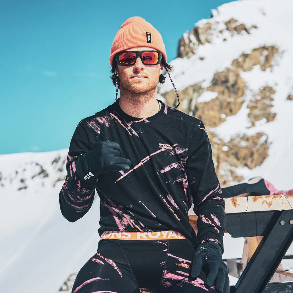 McCloud Merino Beanie - Sun Orange