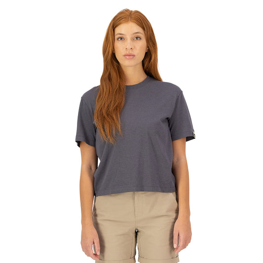 Yonder Merino Organic Cotton T-Shirt - Vintage Black