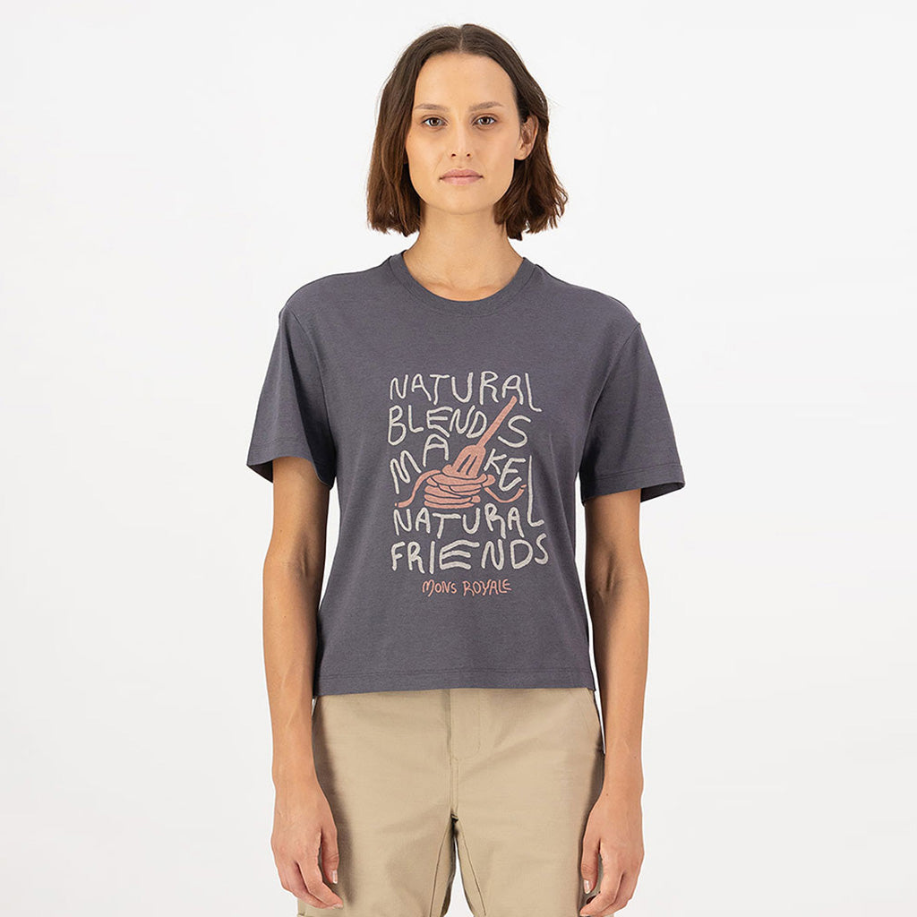 W's Yonder Merino Organic Cotton T-Shirt Black