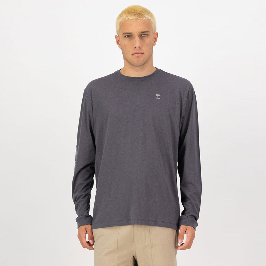 M's Yonder Merino Organic Cotton Long Sleeve White