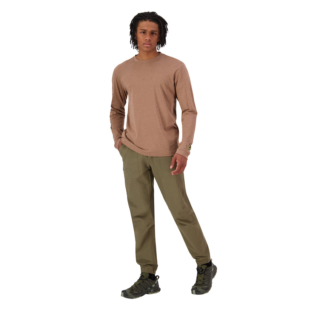 Yonder Merino Organic Cotton Long Sleeve - Mocha