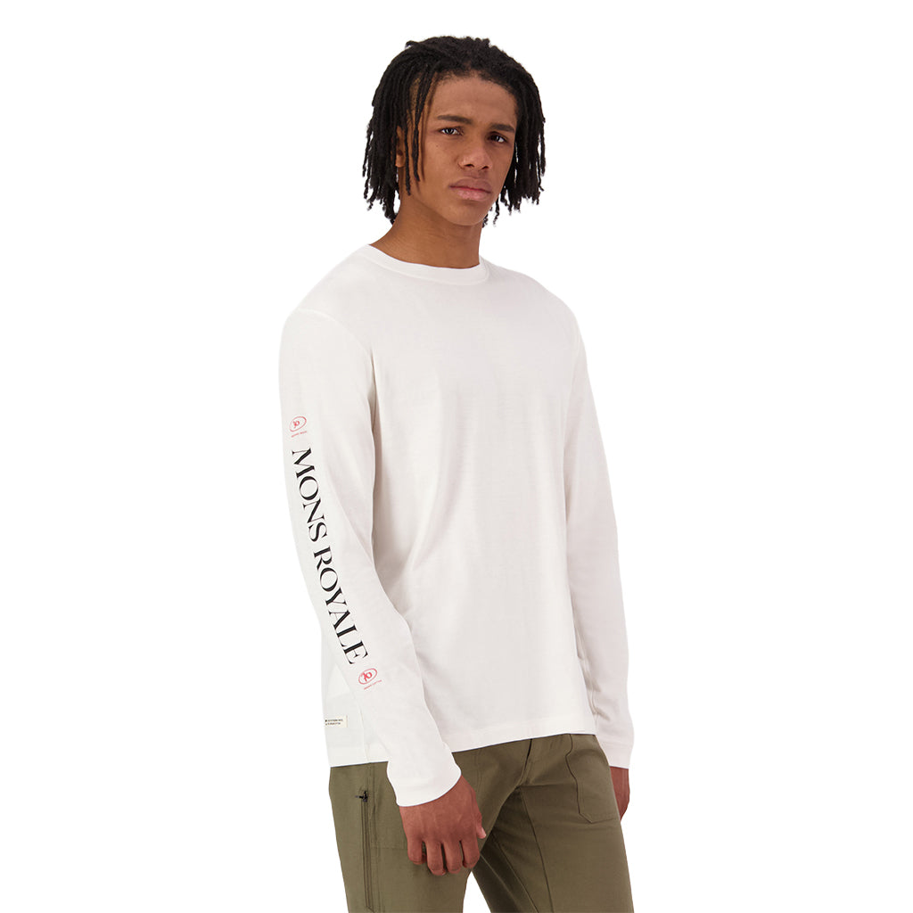 Yonder Merino Organic Cotton Long Sleeve - Vintage White