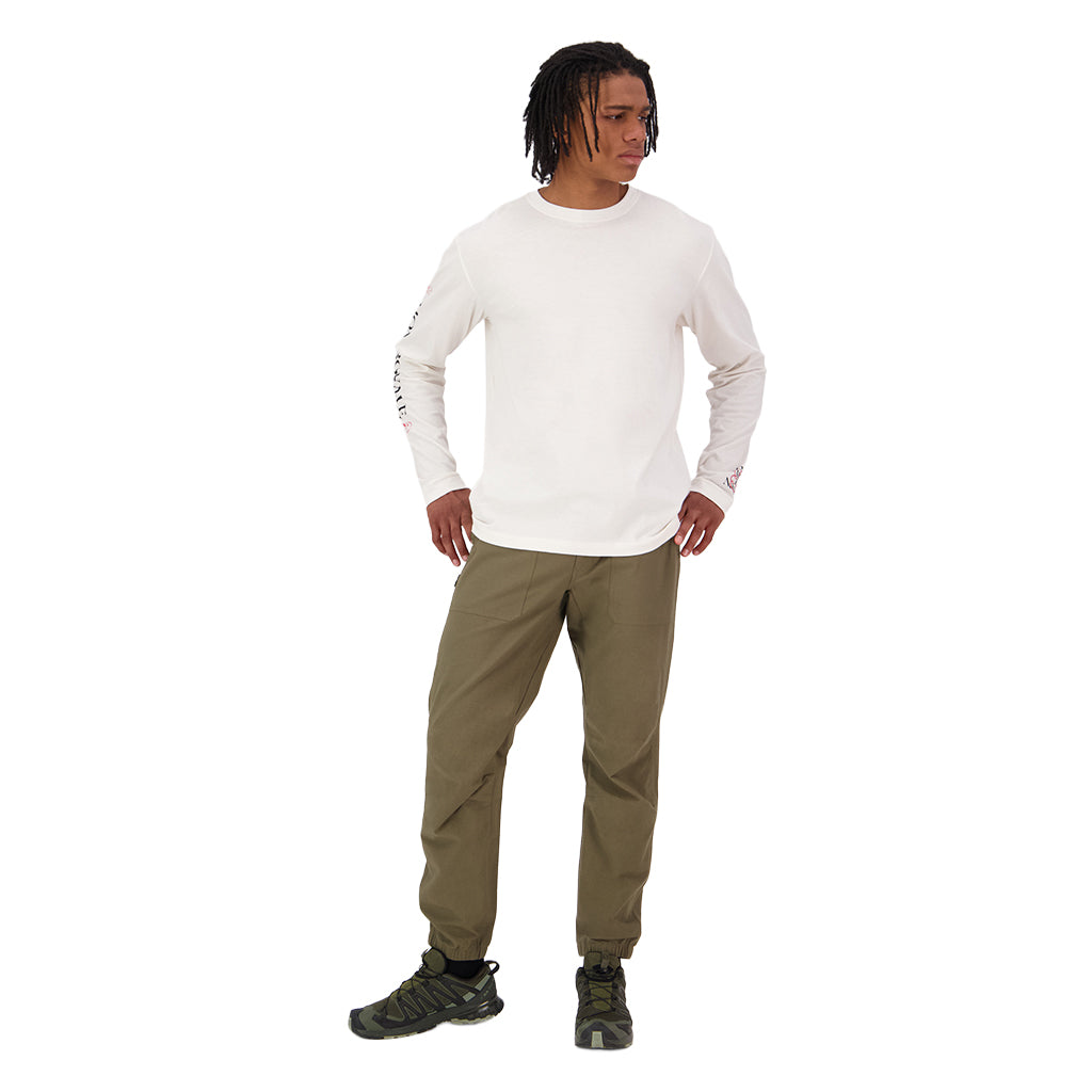 Yonder Merino Organic Cotton Long Sleeve - Vintage White