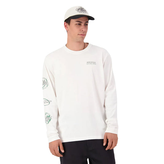 Yonder Merino Organic Cotton Long Sleeve - Vintage White