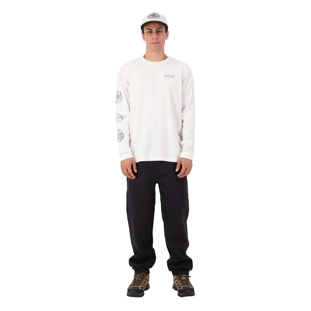 Yonder Merino Organic Cotton Long Sleeve - Vintage White