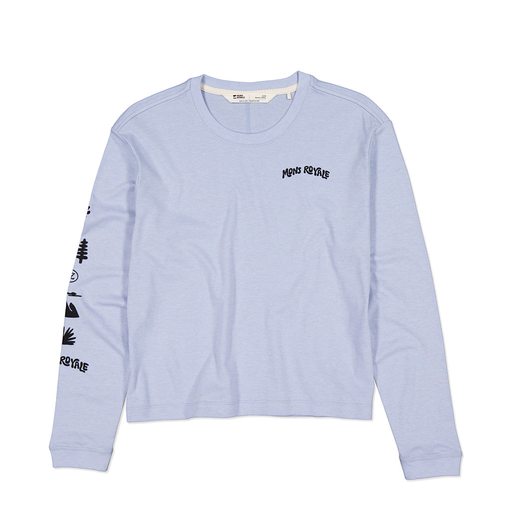 Yonder Merino Organic Cotton Long Sleeve - Frost