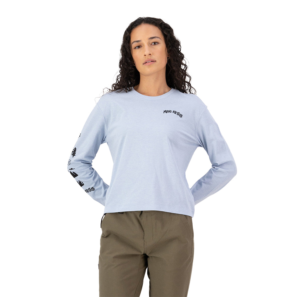 Yonder Merino Organic Cotton Long Sleeve - Frost