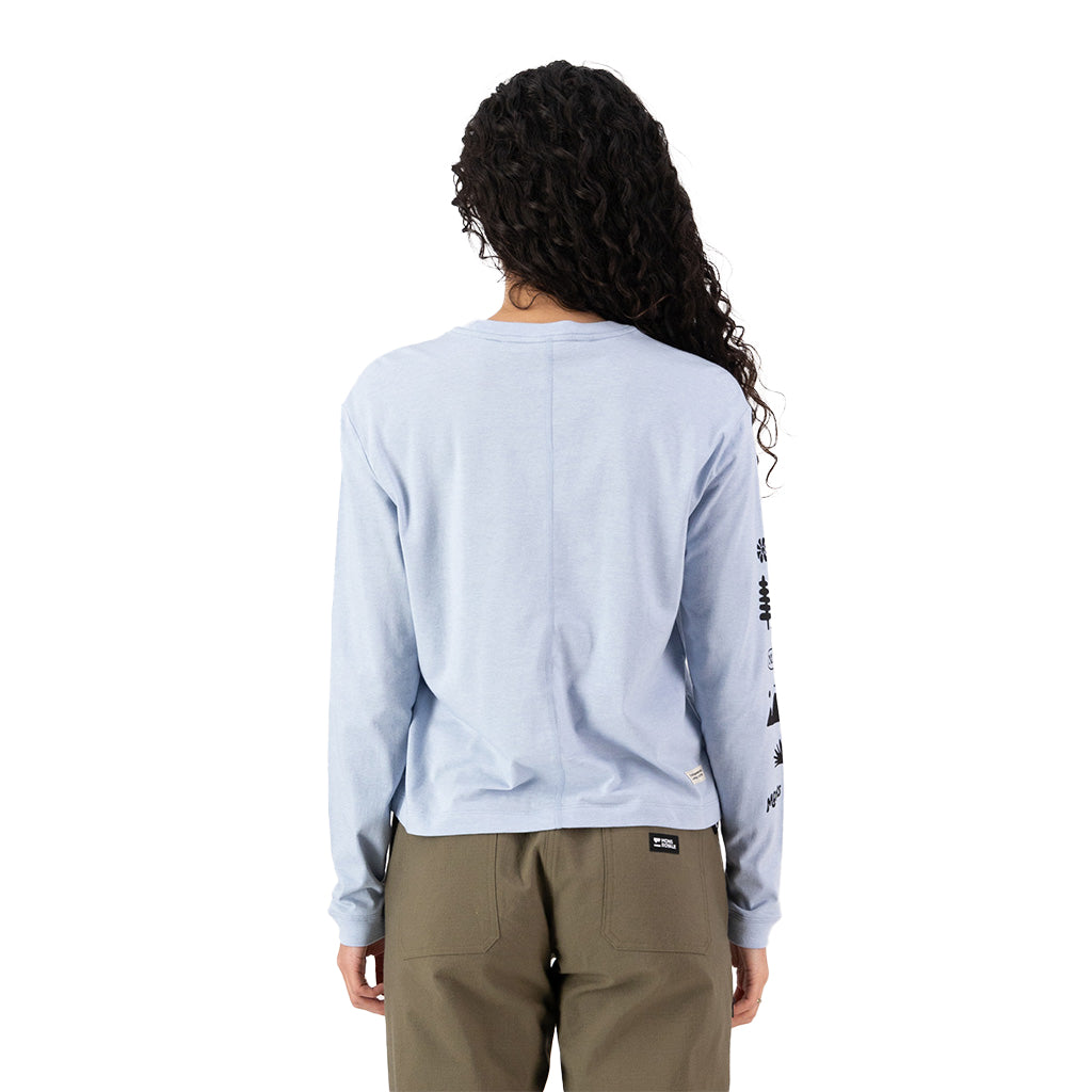 Yonder Merino Organic Cotton Long Sleeve - Frost