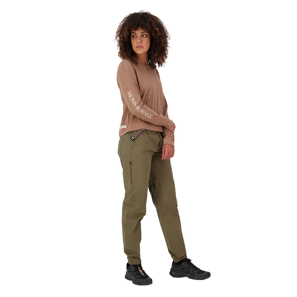 Yonder Merino Organic Cotton Long Sleeve - Mocha