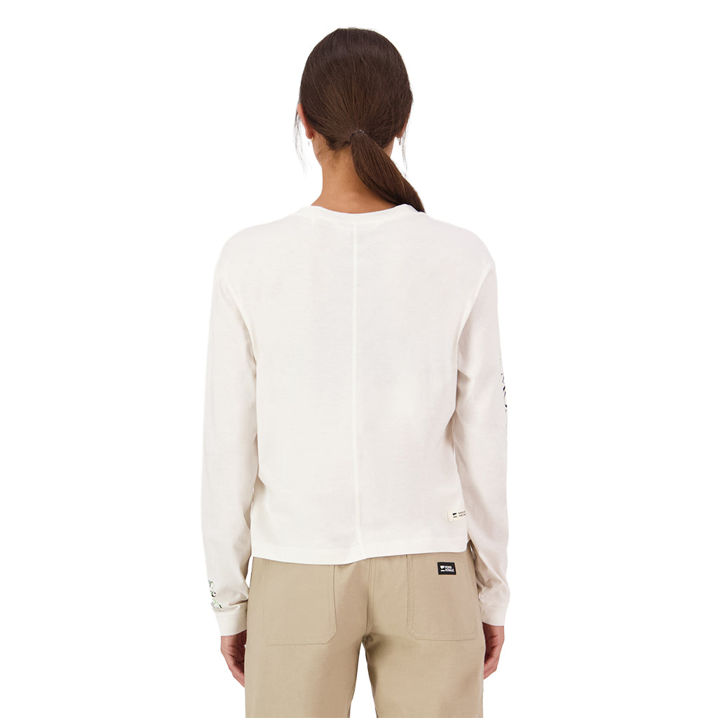 Yonder Merino Organic Cotton Long Sleeve - Vintage White