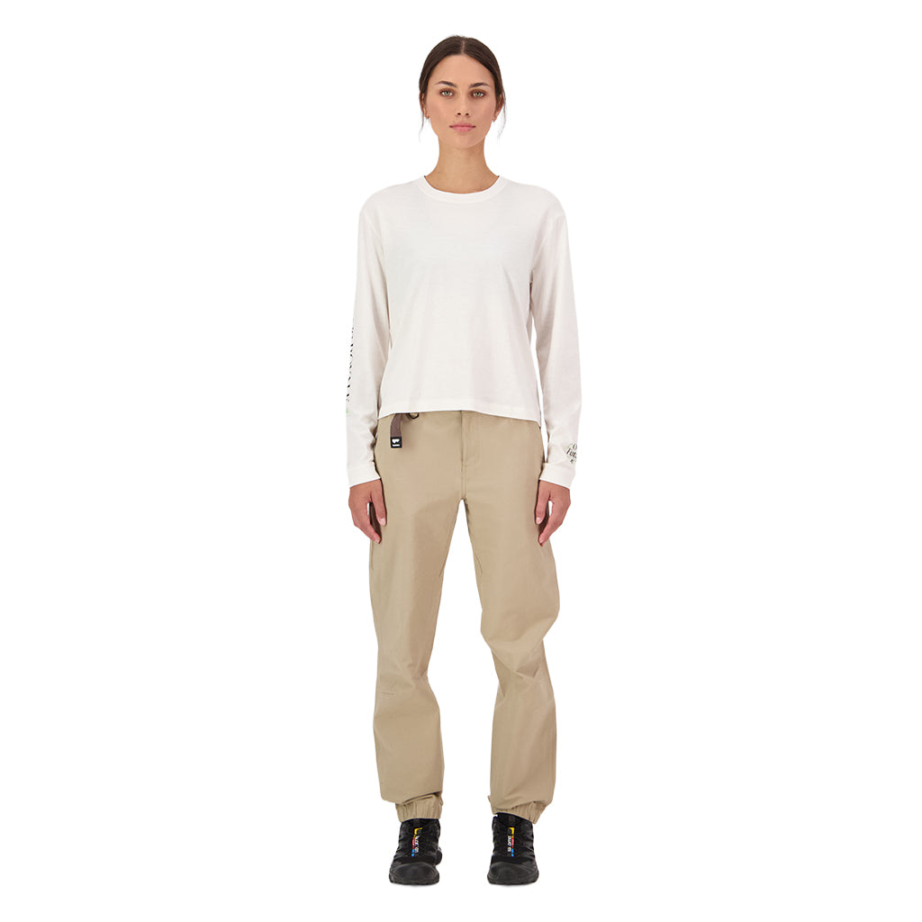 Yonder Merino Organic Cotton Long Sleeve - Vintage White