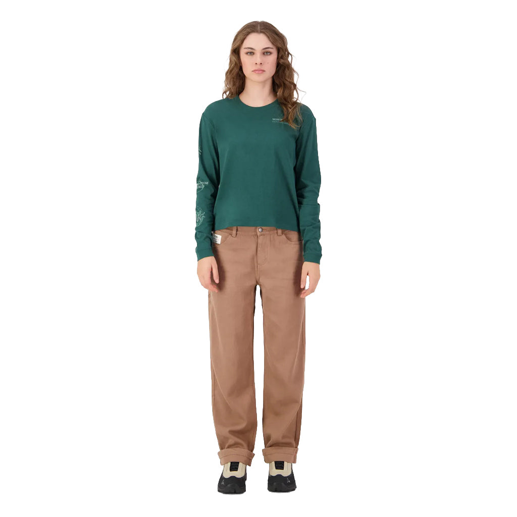 Yonder Merino Organic Cotton Long Sleeve - Dark Pine