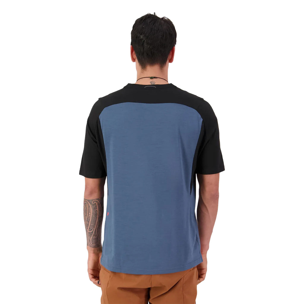 Diversion Merino Bike Jersey Short Sleeve - Orian Blue/Black