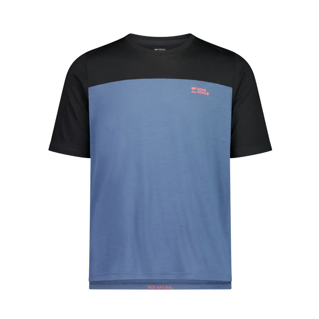 Diversion Merino Bike Jersey Short Sleeve - Orian Blue/Black