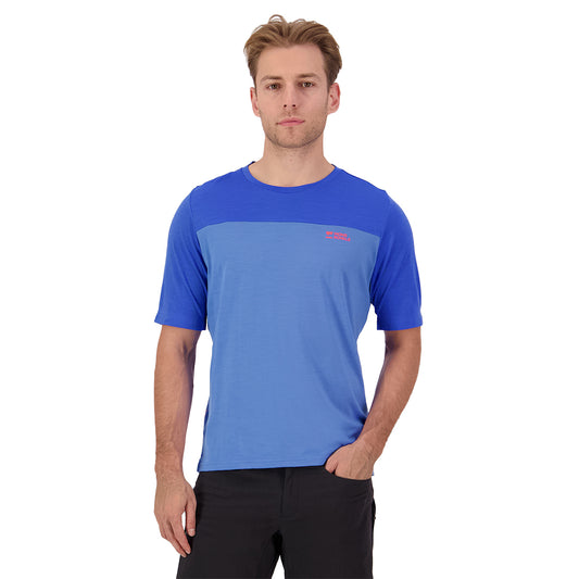Diversion Merino Bike Jersey Short Sleeve - Ocean/Ultramarine