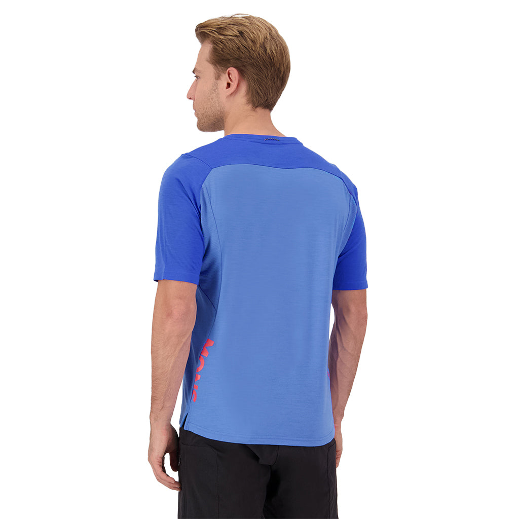 Diversion Merino Bike Jersey Short Sleeve - Ocean/Ultramarine