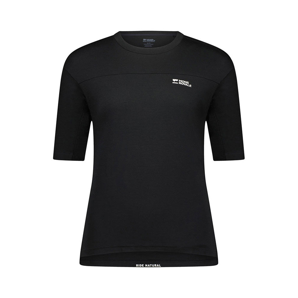 W Diversion Merino Bike Jersey Short Sleeve Black