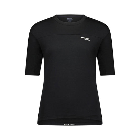 W Diversion Merino Bike Jersey Short Sleeve Black