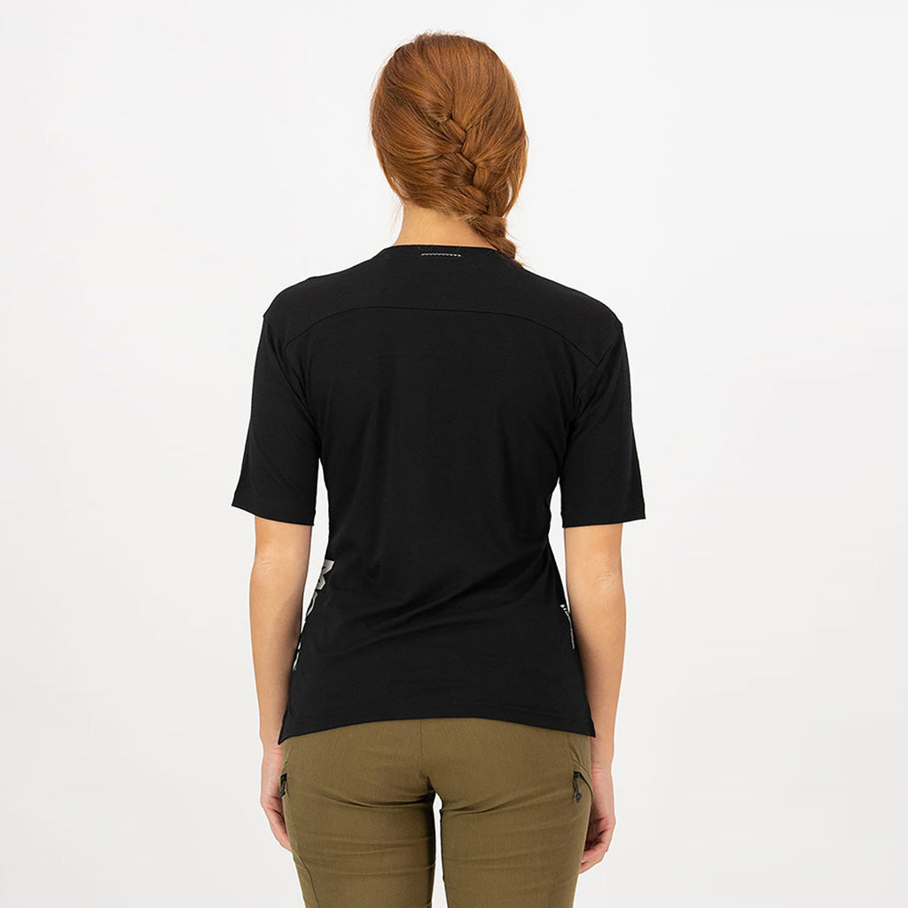 W Diversion Merino Bike Jersey Short Sleeve Black