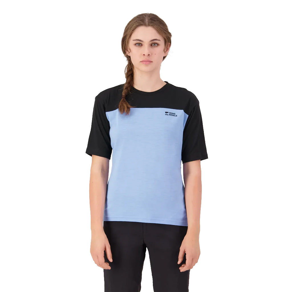 Diversion Merino Bike Jersey Short Sleeve - Moonstone/Black