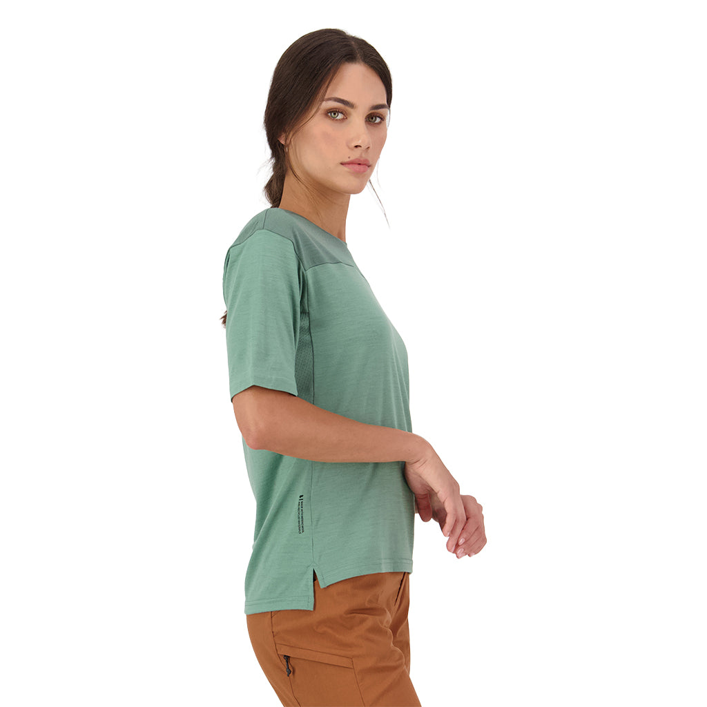 Diversion Merino Bike Jersey Short Sleeve - Thyme/Cypress