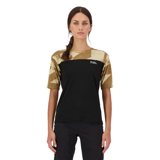 Diversion Merino Bike Jersey Short Sleeve - MR Grunge/Black