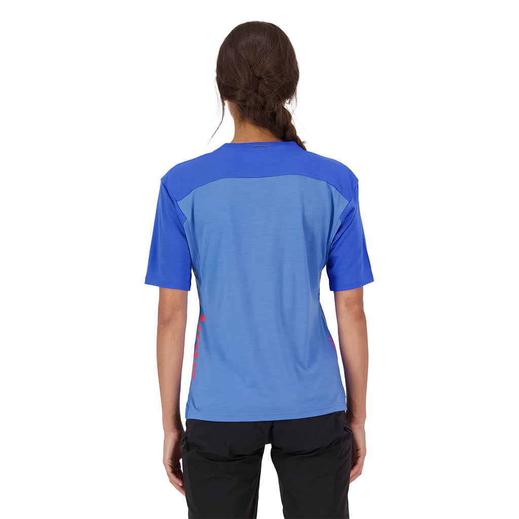 Diversion Merino Bike Jersey Short Sleeve - Ocean/Ultramarine