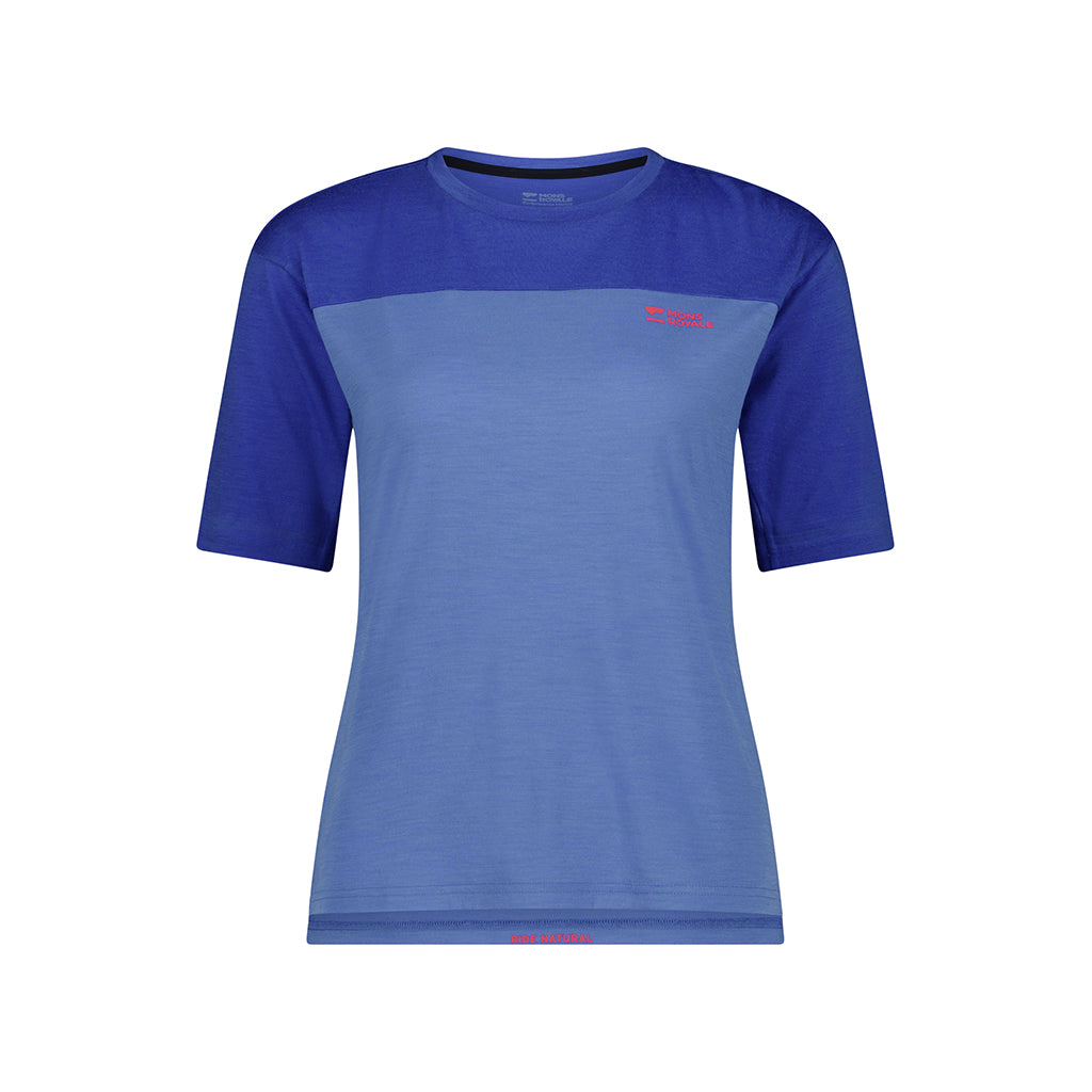 Diversion Merino Bike Jersey Short Sleeve - Ocean/Ultramarine