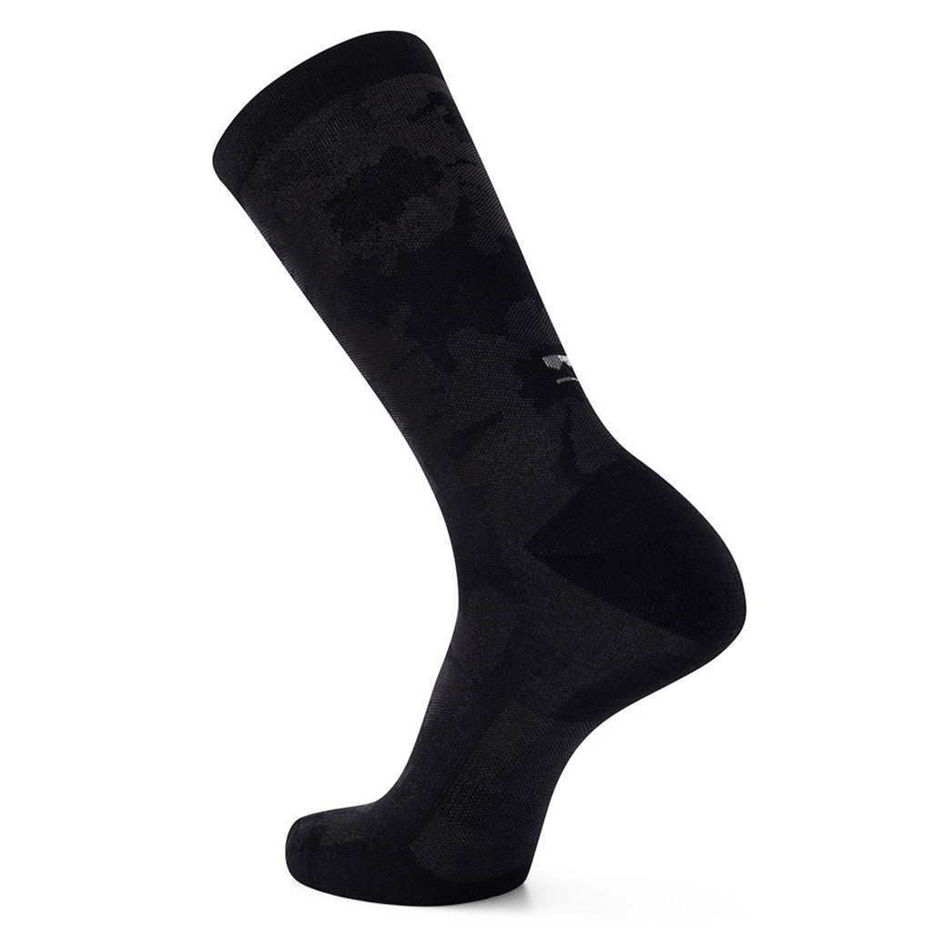 Atlas Crew Sock Plaited Black