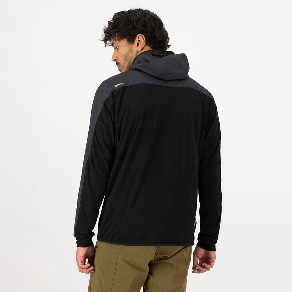 Mens Diversion Merino Wind Jacket Black