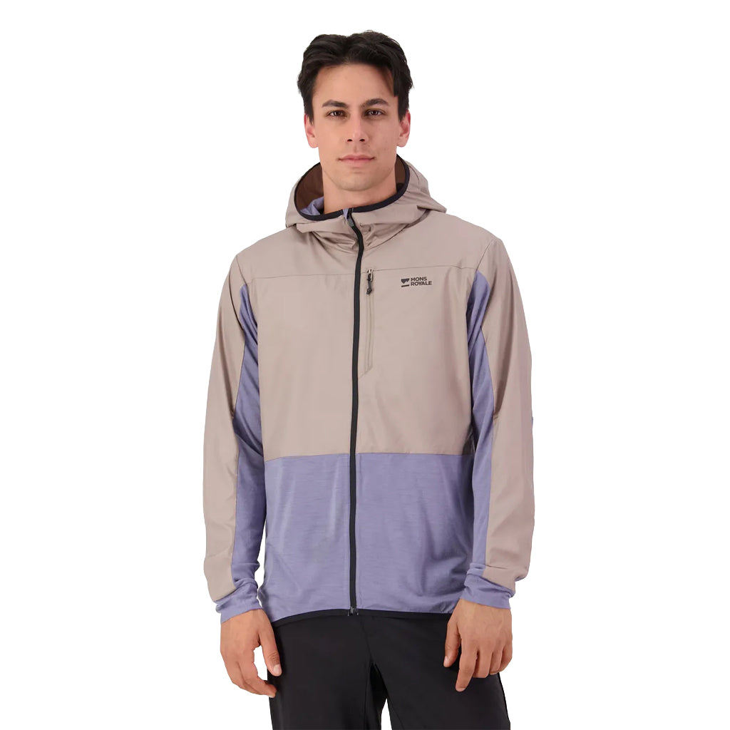Diversion Merino Wind Jacket - Cinder/Blue Granite